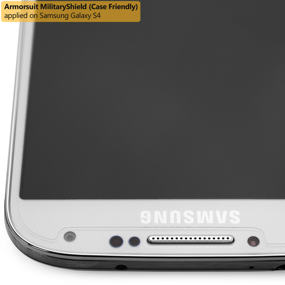 [2-Pack] Samsung Galaxy S4 Screen Protector (Case Friendly)