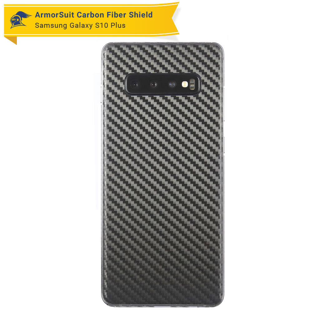 Samsung Galaxy S10 Plus Carbon Fiber Skin Protector