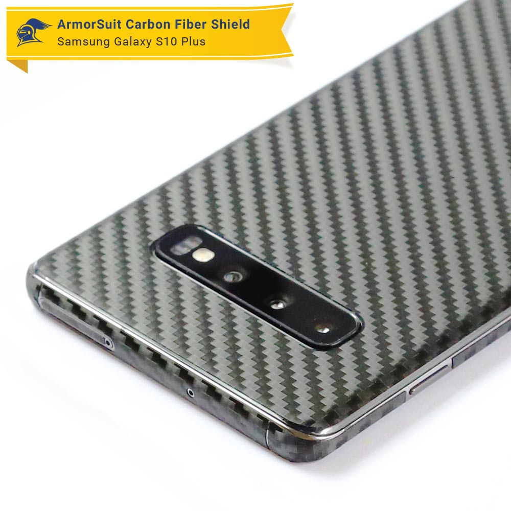 Samsung Galaxy S10 Plus Carbon Fiber Skin Protector