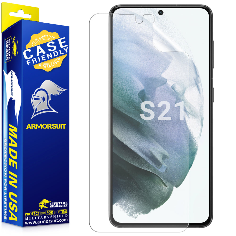 [2-Pack] Samsung Galaxy S21 Screen Protector (6.2) - Case-Friendly Matte