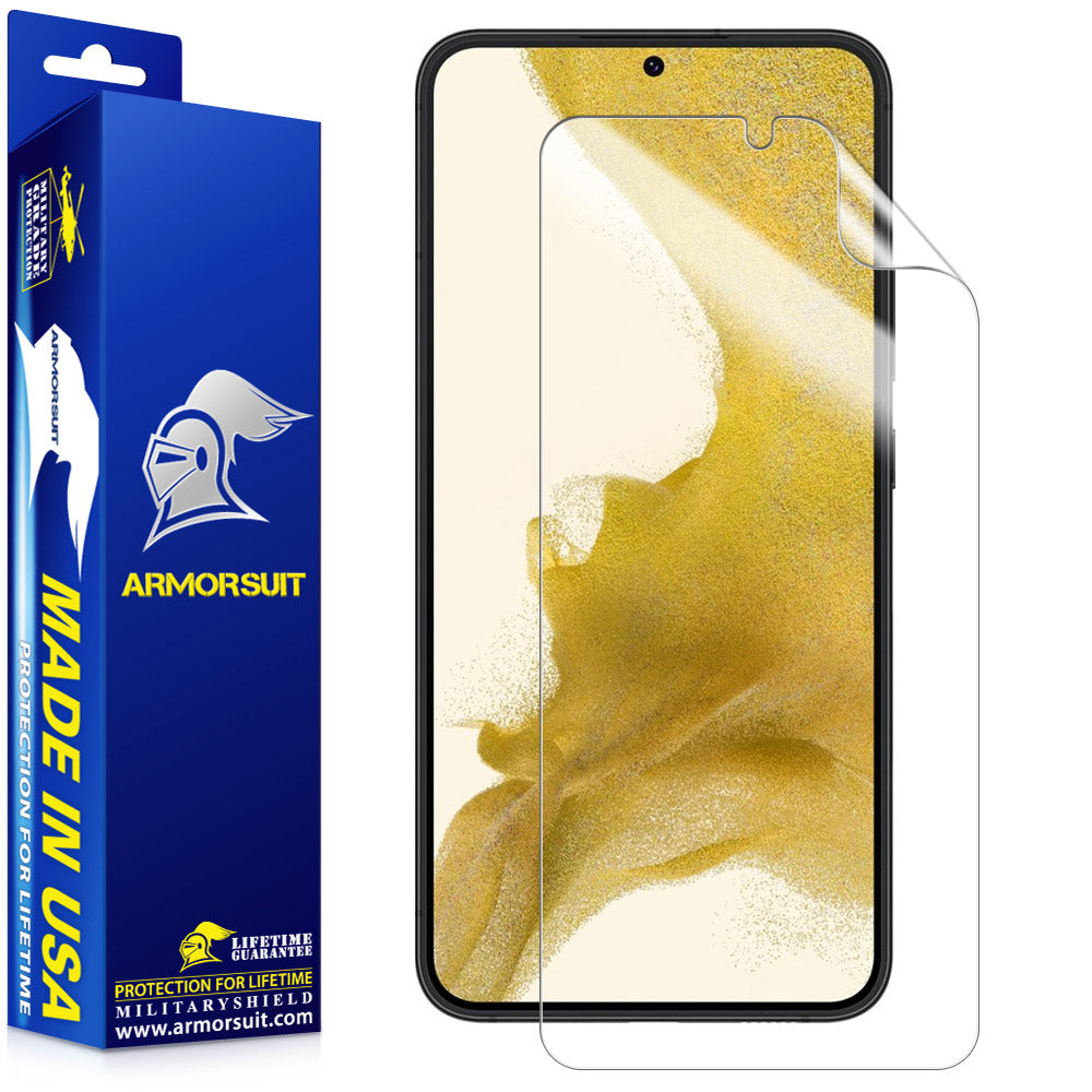 [2 Pack] ArmorSuit Samsung Galaxy S22 Plus 5G (2022) Max-Coverage Anti-Bubble Clear Film