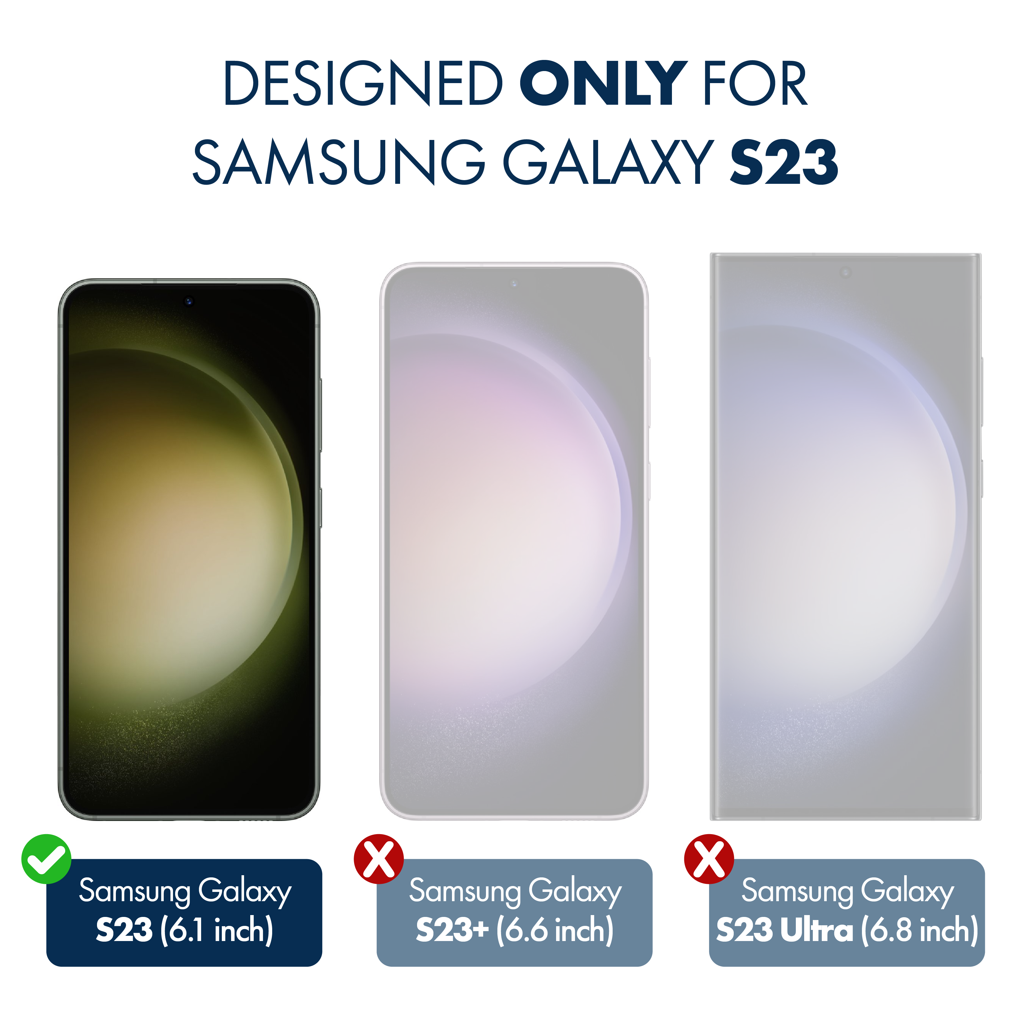 [2 Pack] ArmorSuit Screen Protector designed for Samsung Galaxy S23 6.1" (2023)
