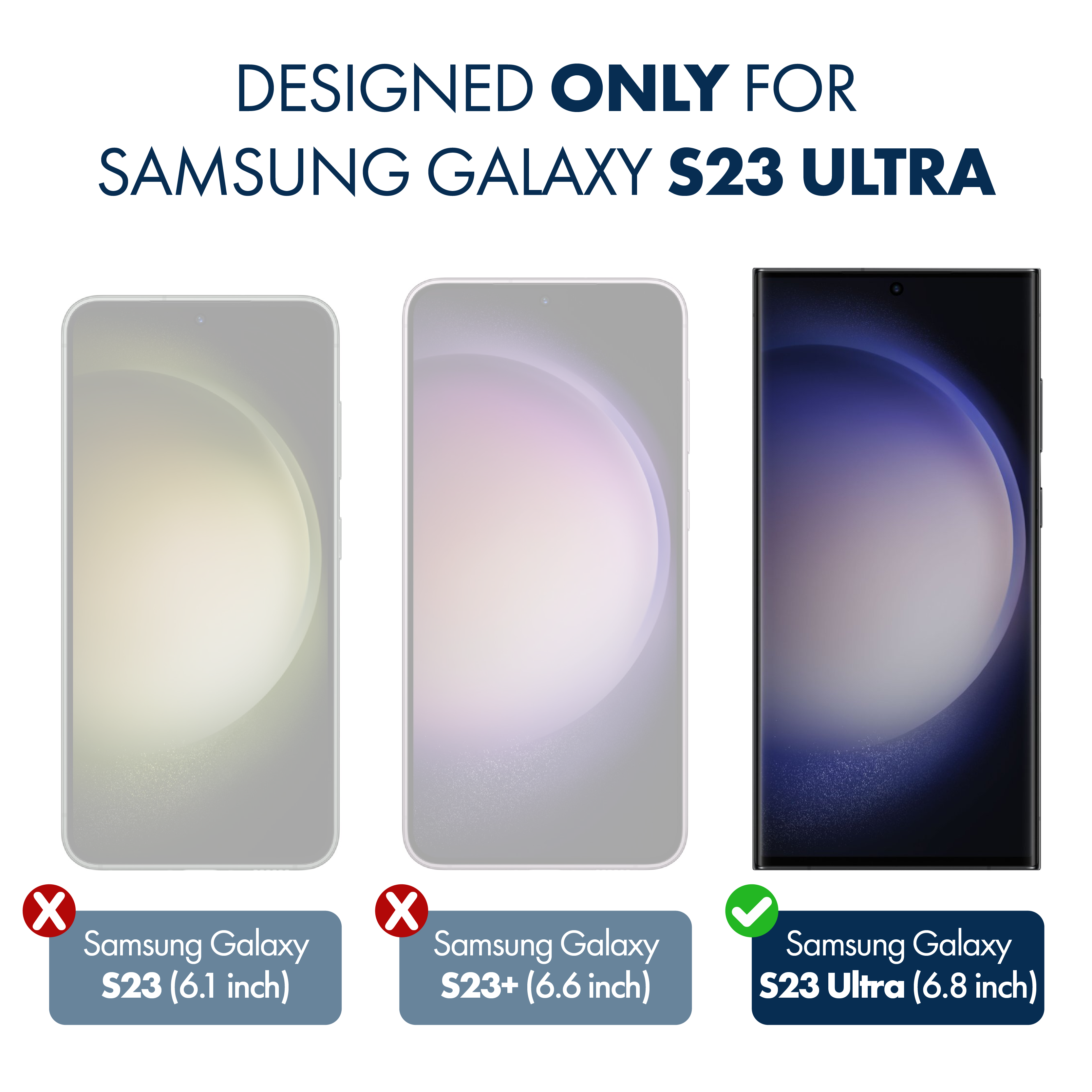 [2 Pack] ArmorSuit Samsung Galaxy S23 Ultra 5G (2023) Screen Protector