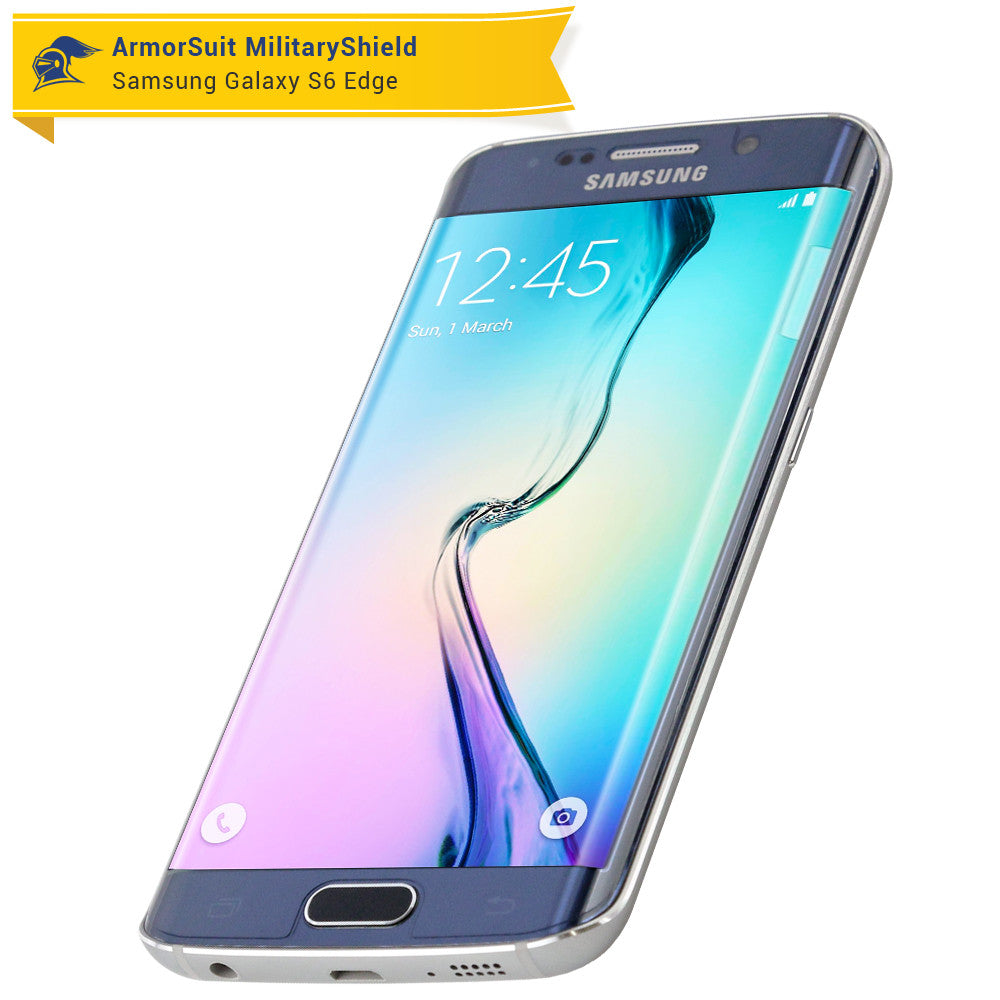[2-Pack] Samsung Galaxy S6 Edge (Case-Friendly) Screen Protector