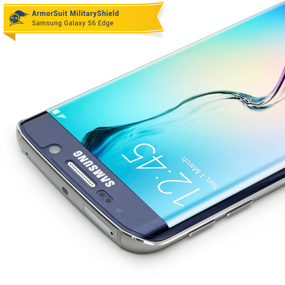 [2-Pack] Samsung Galaxy S6 Edge (Case-Friendly) Screen Protector
