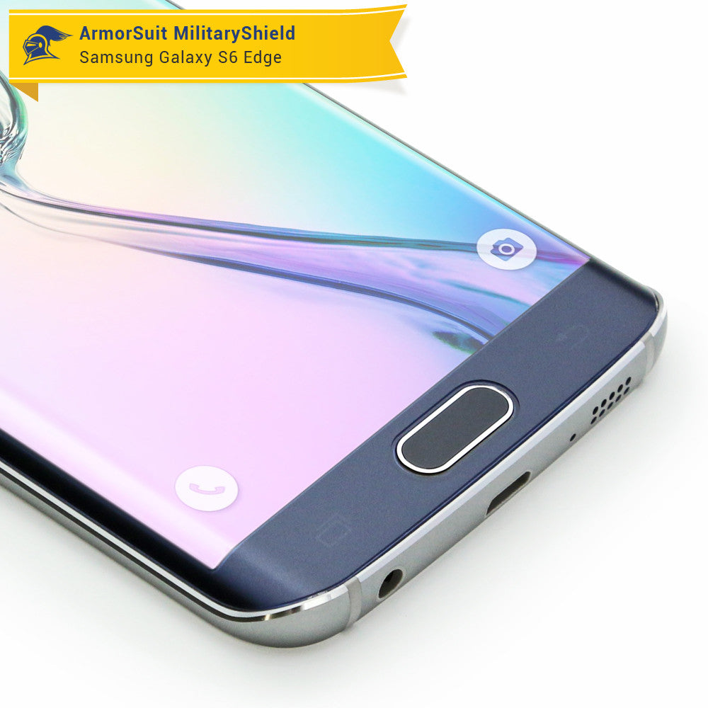 [2-Pack] Samsung Galaxy S6 Edge Anti-Glare (Matte) Screen Protector [Full Screen Coverage]