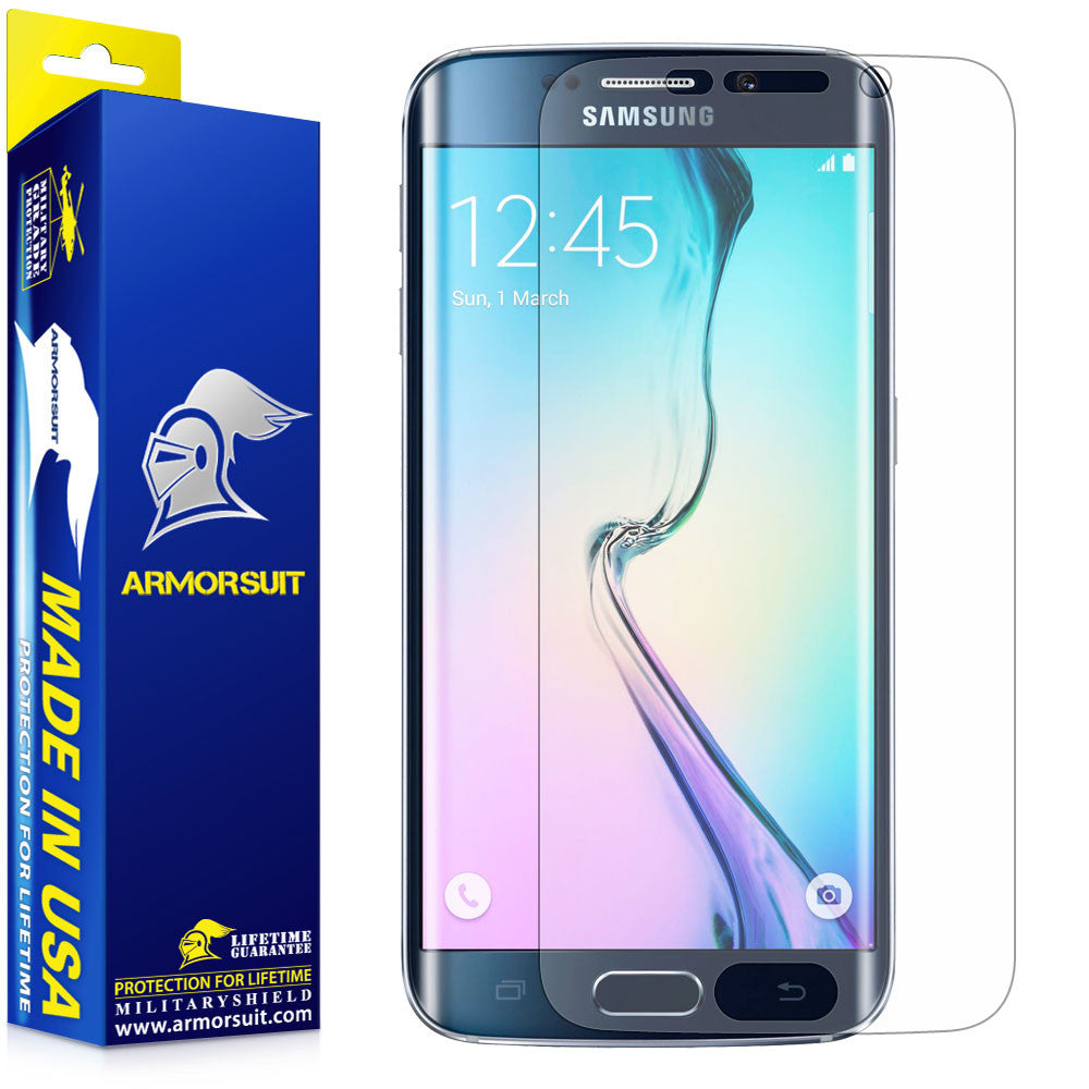 [2-Pack] Samsung Galaxy S6 Edge Anti-Glare (Matte) Screen Protector [Full Screen Coverage]