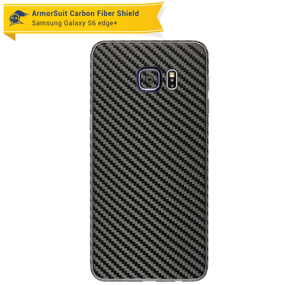 Samsung Galaxy S6 Edge+ / S6 Edge Plus Screen Protector + Carbon Fiber Skin