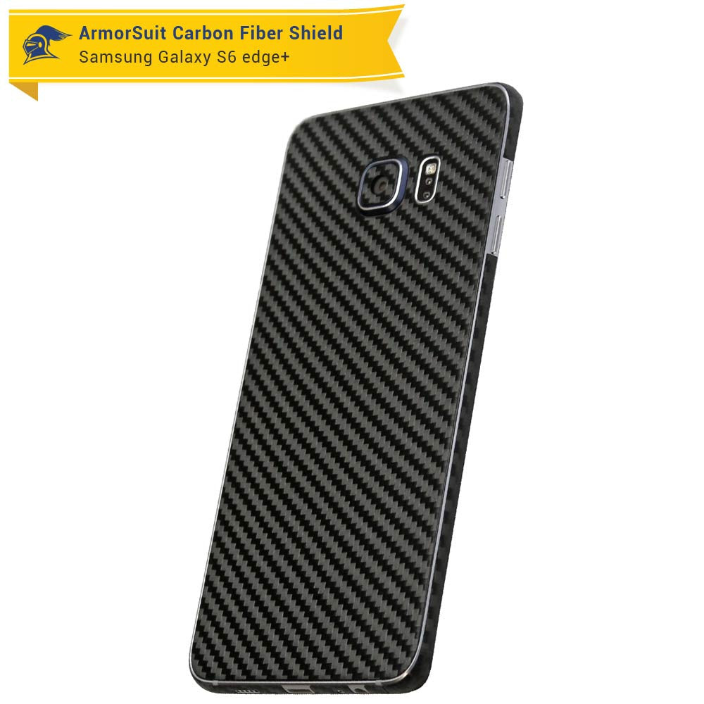 Samsung Galaxy S6 Edge+ / S6 Edge Plus Screen Protector + Carbon Fiber Skin