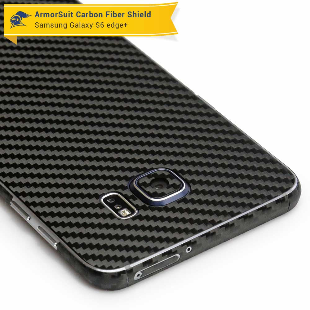 Samsung Galaxy S6 Edge+ / S6 Edge Plus Screen Protector + Carbon Fiber Skin