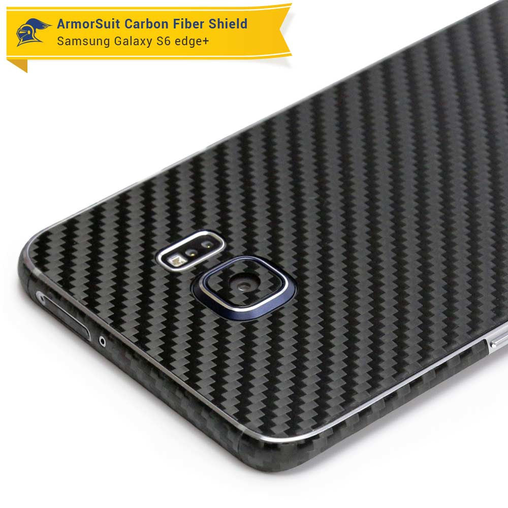 Samsung Galaxy S6 Edge+ / S6 Edge Plus Screen Protector + Carbon Fiber Skin