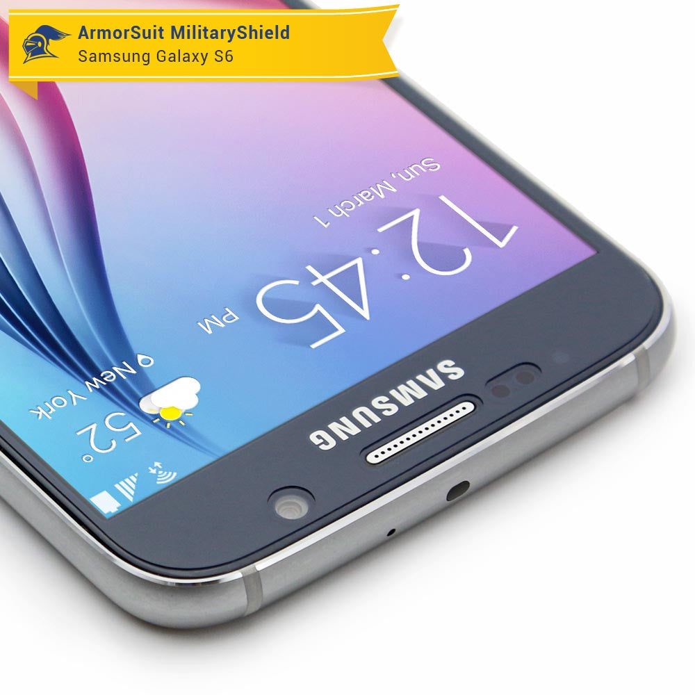 [2-Pack] Samsung Galaxy S6 Screen Protector [Full Coverage]