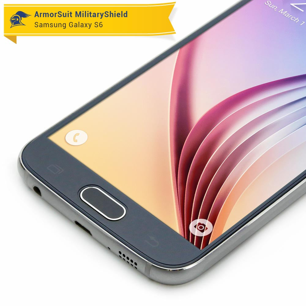 [2-Pack] Samsung Galaxy S6 Screen Protector [Full Coverage]
