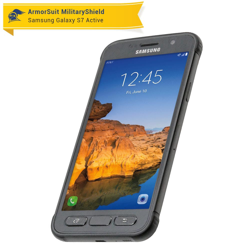 [2-Pack] Samsung Galaxy S7 Active Case-Friendly Screen Protector