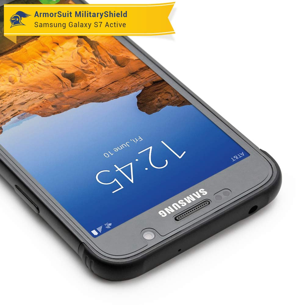 [2-Pack] Samsung Galaxy S7 Active Case-Friendly Screen Protector