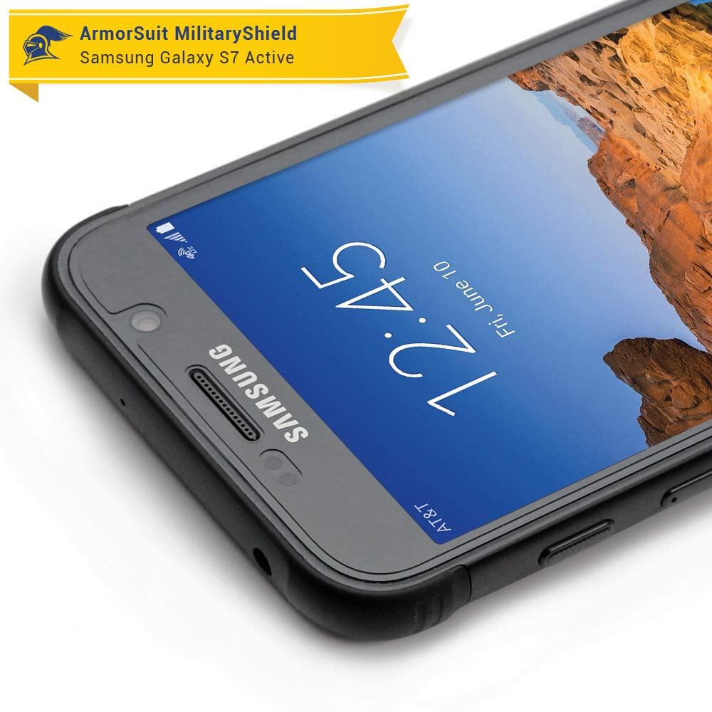 [2-Pack] Samsung Galaxy S7 Active Case-Friendly Screen Protector