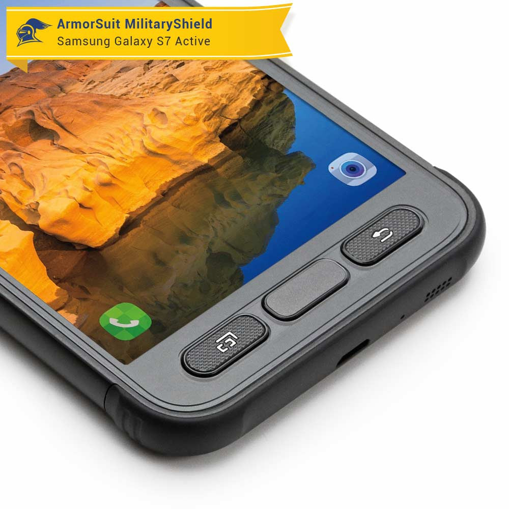 [2-Pack] Samsung Galaxy S7 Active Case-Friendly Screen Protector