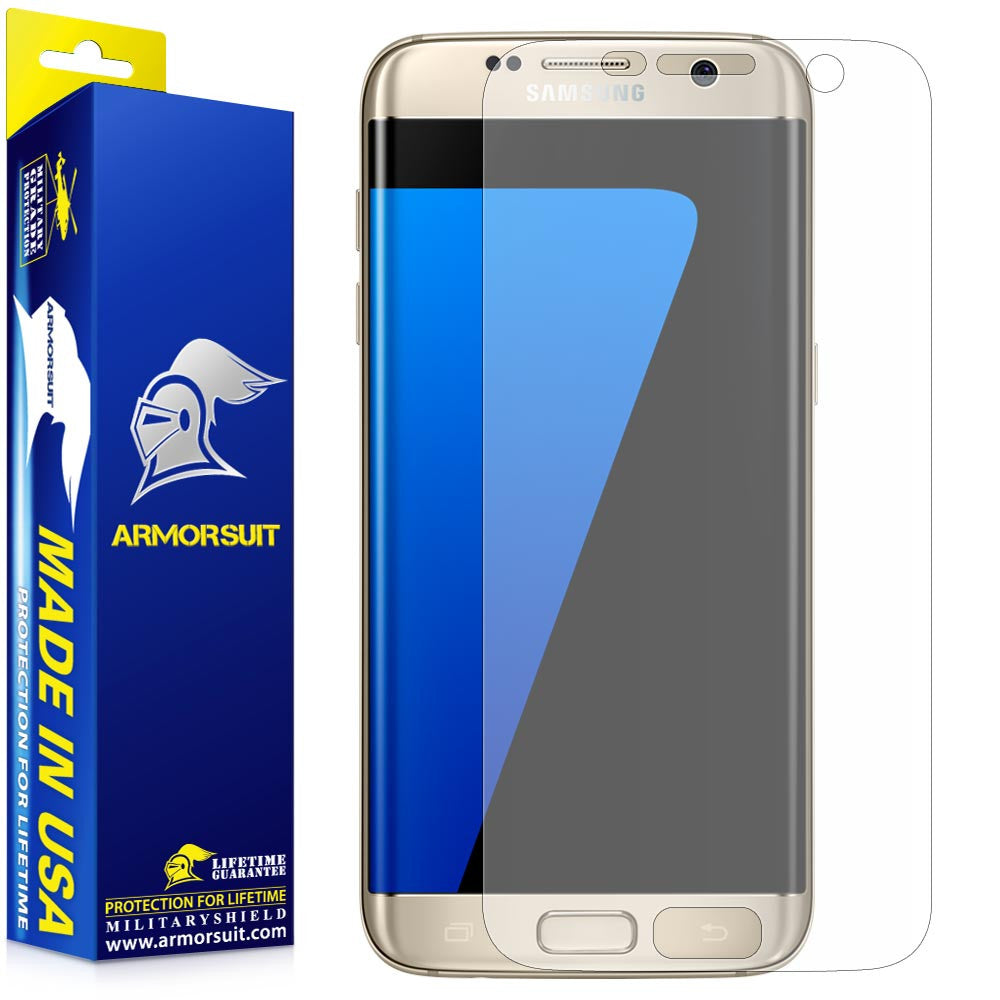 [2-Pack] Samsung Galaxy S7 Edge Plus Anti-Glare (Matte) Screen Protector [Full Screen Coverage]