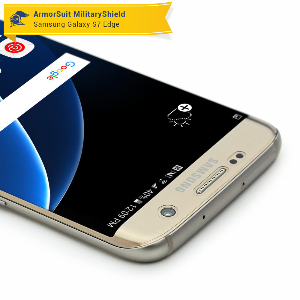[2-Pack] Samsung Galaxy S7 Edge Screen Protector [Full Coverage]
