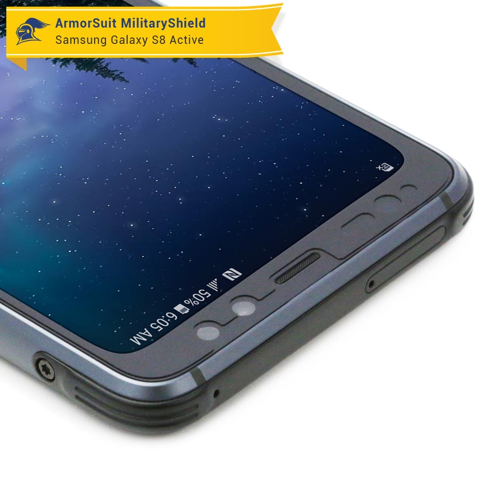 [2-Pack] Samsung Galaxy S8 Active Screen Protector
