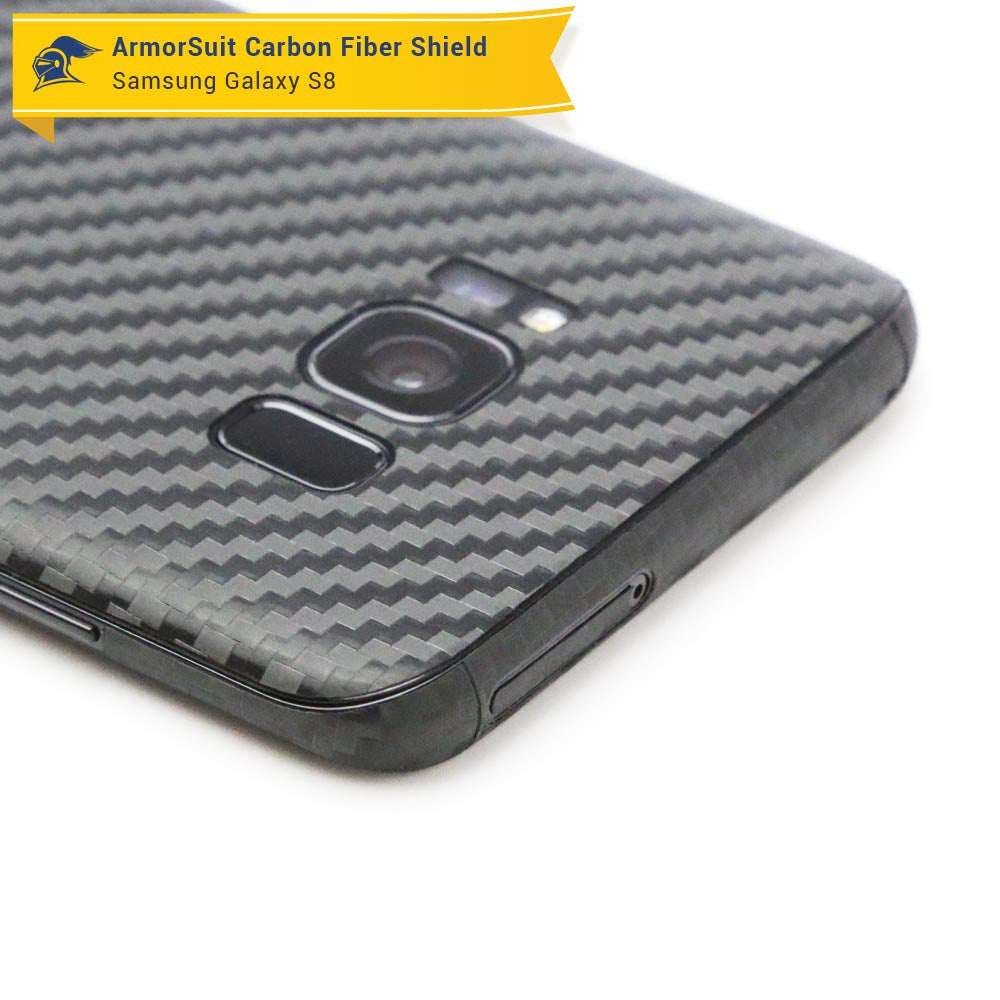 Samsung Galaxy S8 Carbon Fiber Skin Protector