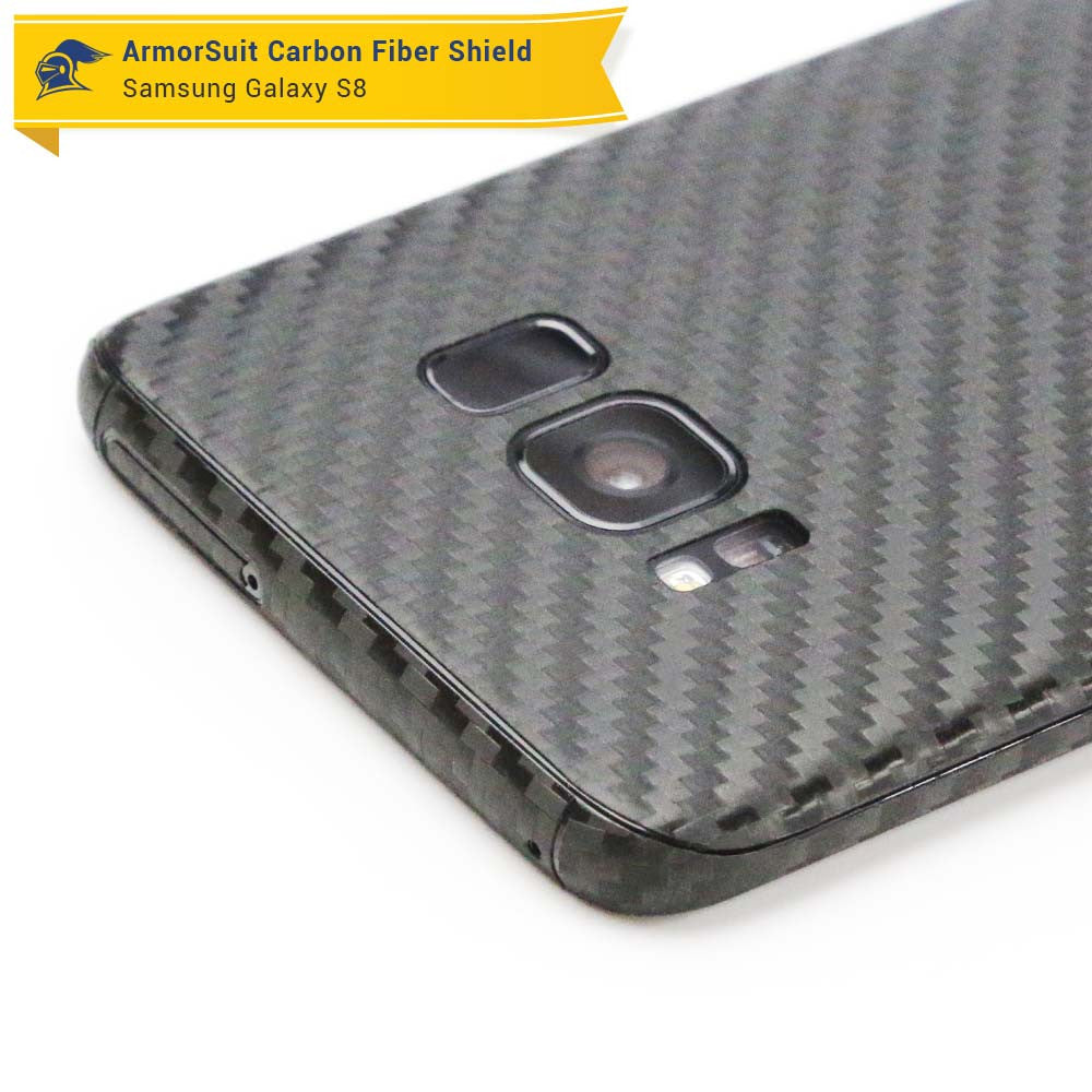 Samsung Galaxy S8 Carbon Fiber Skin Protector