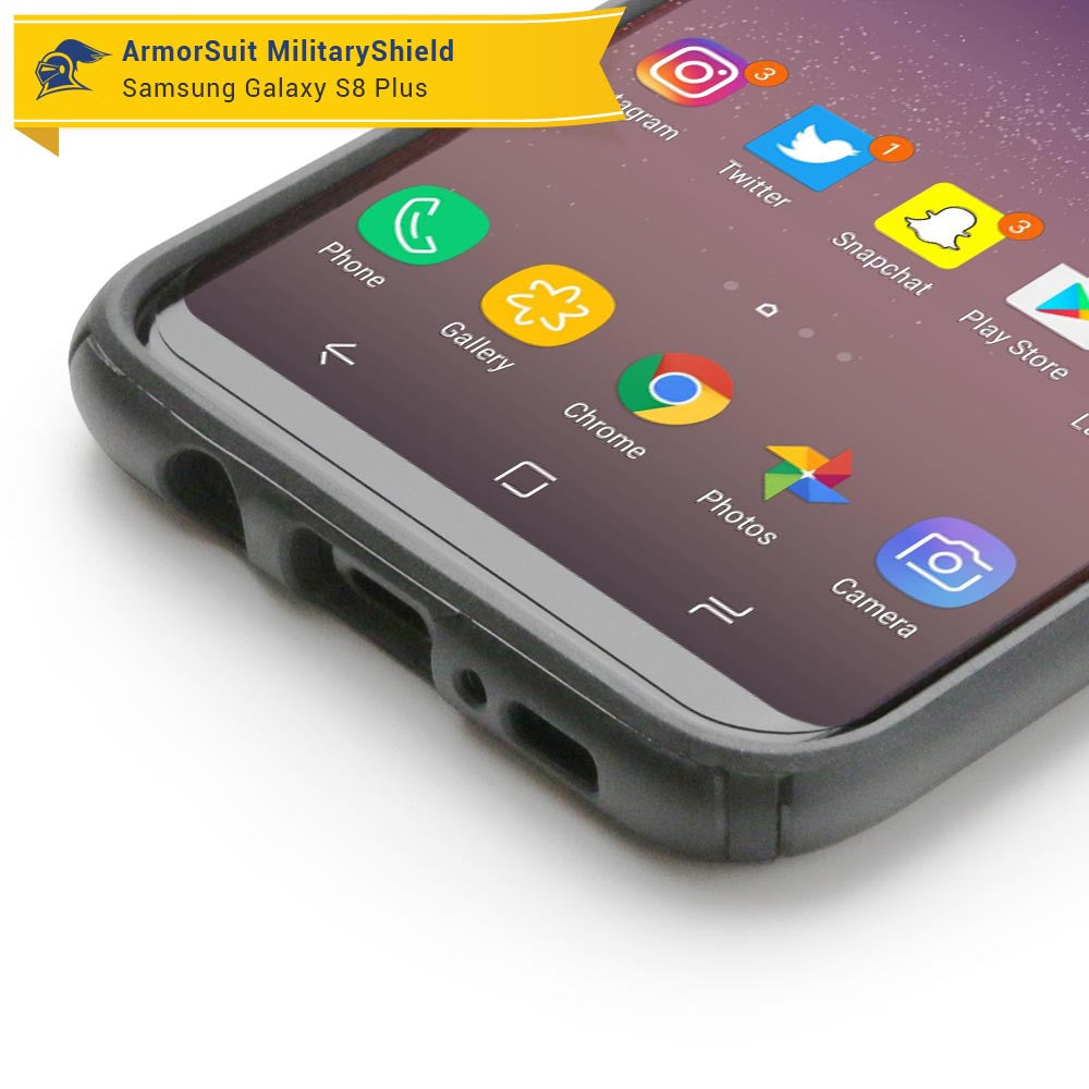 [2-Pack] Samsung Galaxy S8 Plus Case-Friendly Screen Protector