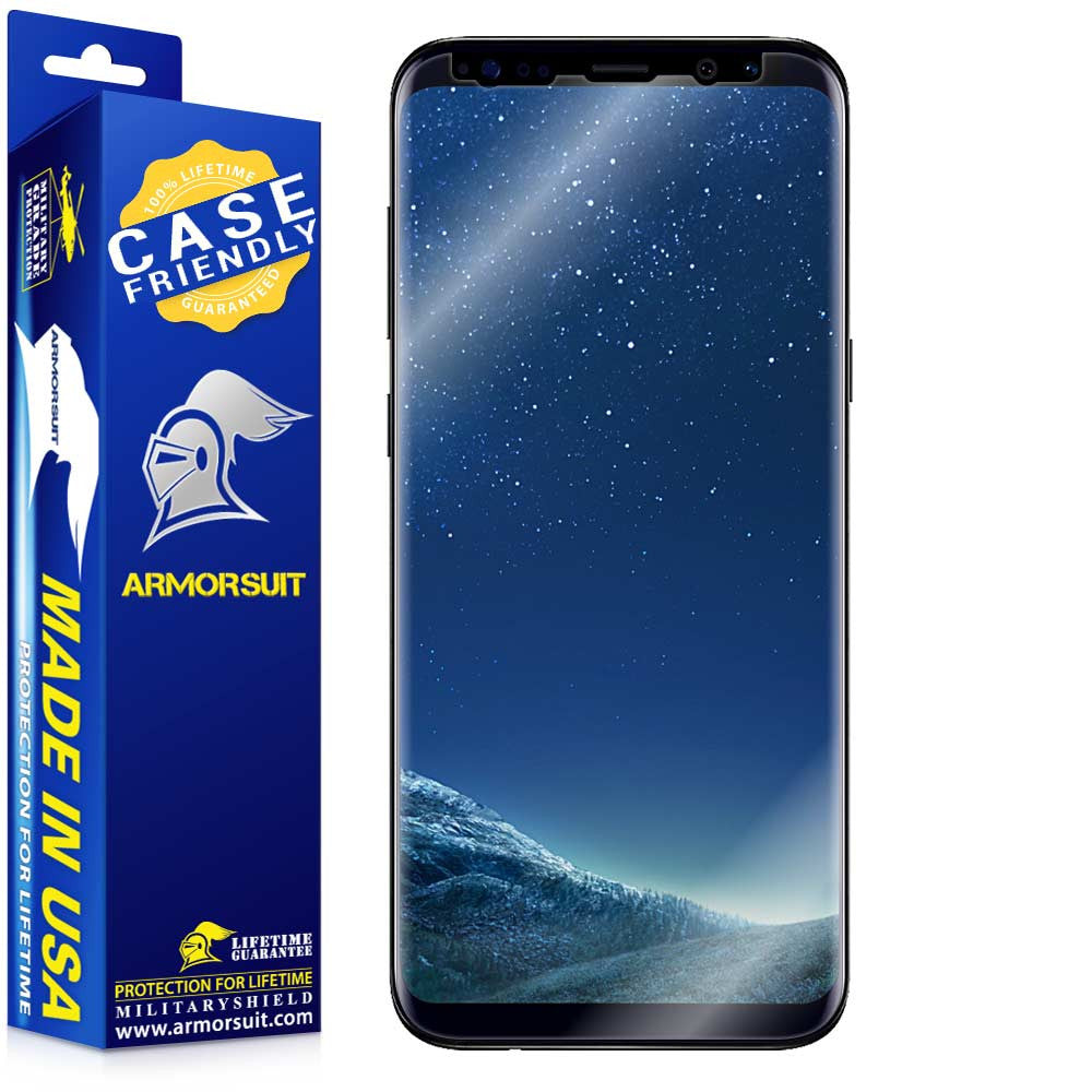 [2-Pack] Samsung Galaxy S8 Case-Friendly Screen Protector