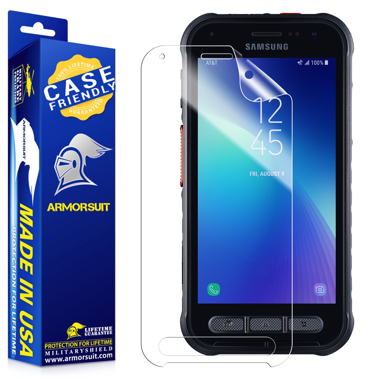 [2-Pack] Samsung Galaxy XCover Field Pro Case-Friendly Screen Protector
