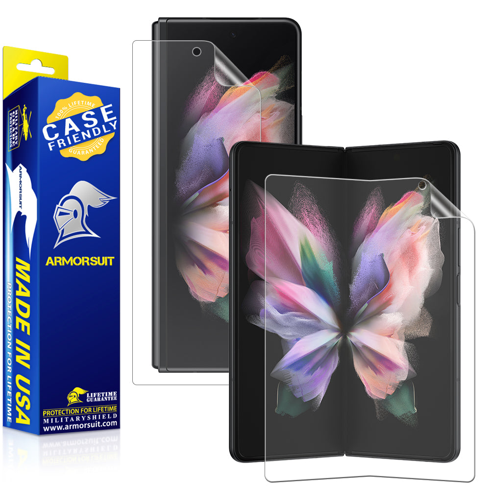 [2-Pack] Samsung Galaxy Z Fold 3 Screen Protector (Case-Friendly) (Matte)