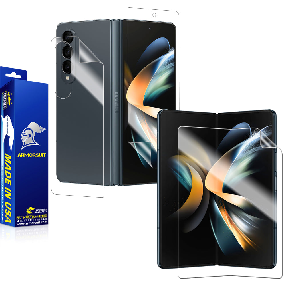 ArmorSuit MilitaryShield Full Body Skin Film + Screen Protector Designed for Samsung Galaxy Z Fold 4 5G - Anti-Bubble HD Clear Film