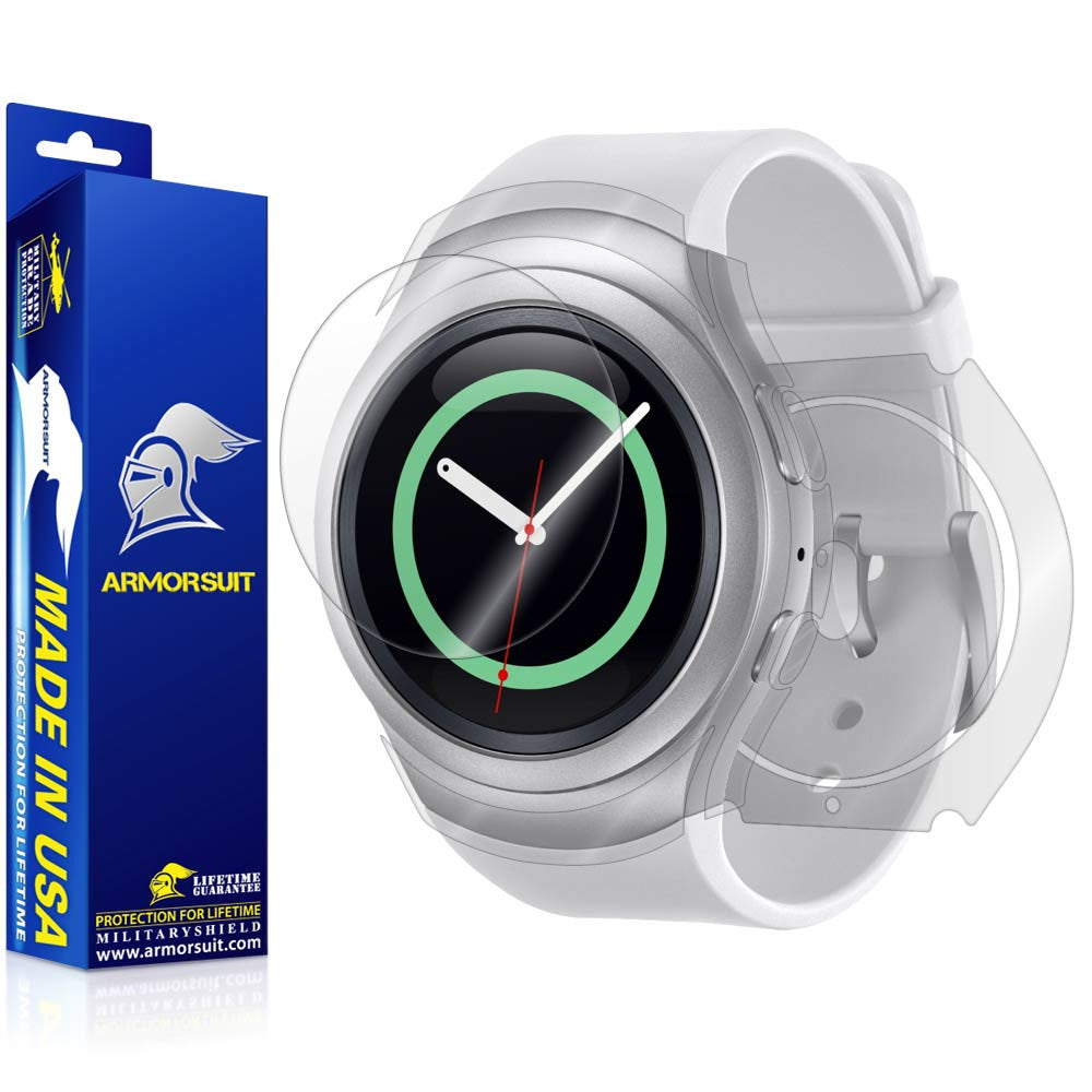 Samsung Gear S2 Screen Protector + Full Body Skin Protector