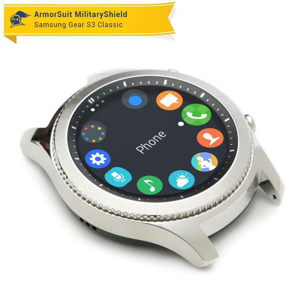 gear s3 frontier display Samsung Gear S3 Classic / S3 Frontier Screen Protector (2-pack)