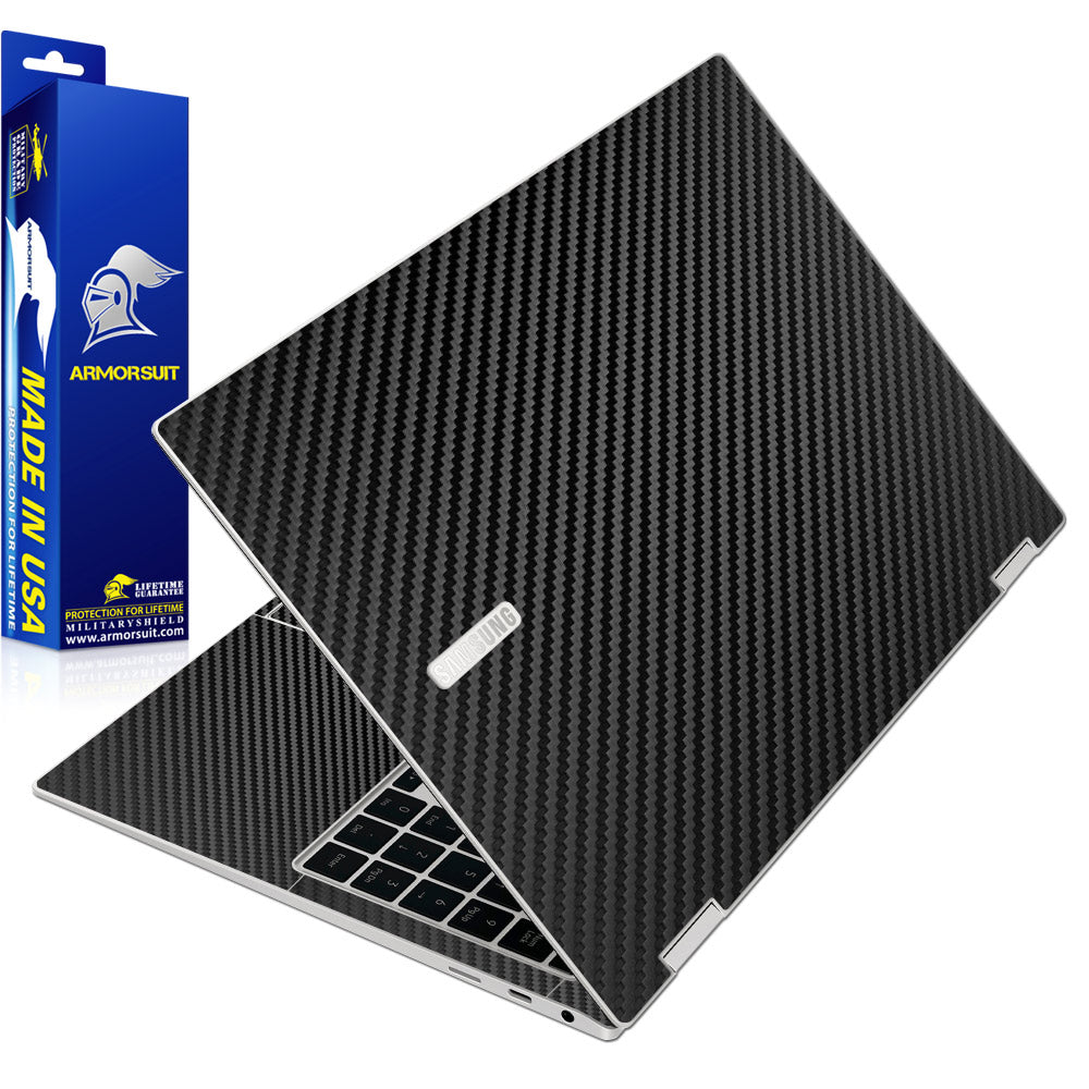 [2 Pack] Armorsuit MilitaryShield Vinyl Skin Wrap Film for Samsung Galaxy Book 2 Pro 360 (15.6")