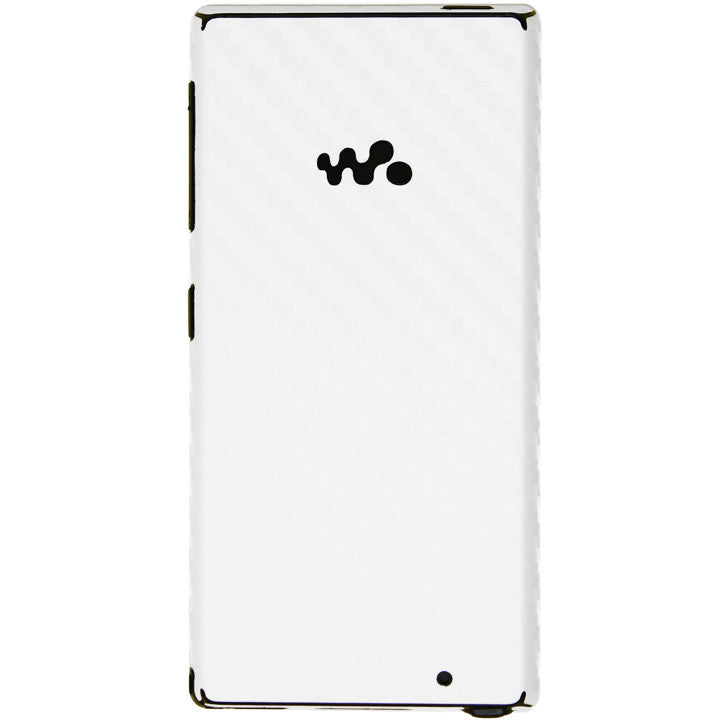 Sony Walkman NWZ-F805 / NWZ-F806 Screen Protector + White Carbon Fiber Film Protector