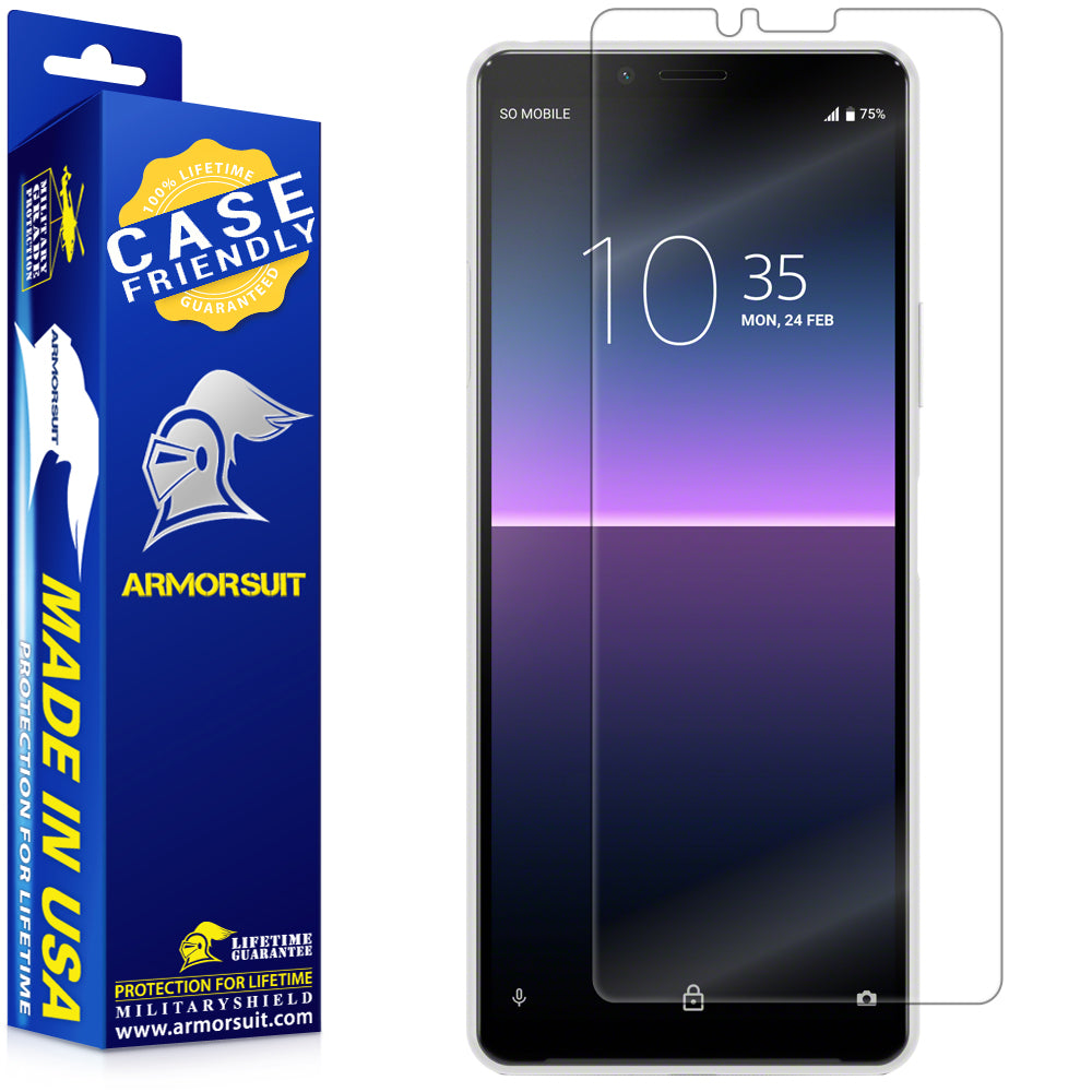 [2-Pack] Sony Xperia 10 II (2020) Case-Friendly Screen Protector