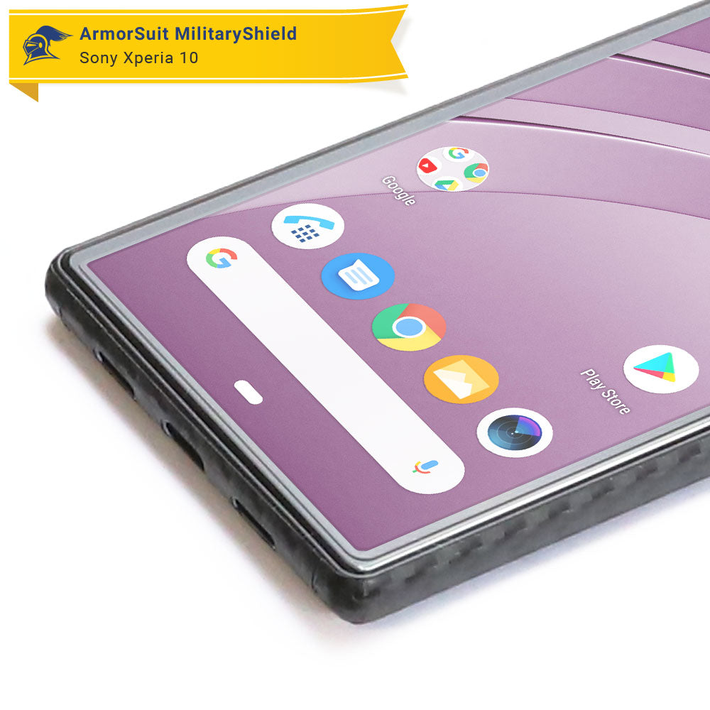 [2-Pack] Sony Xperia 10 Matte Case Friendly Screen Protector