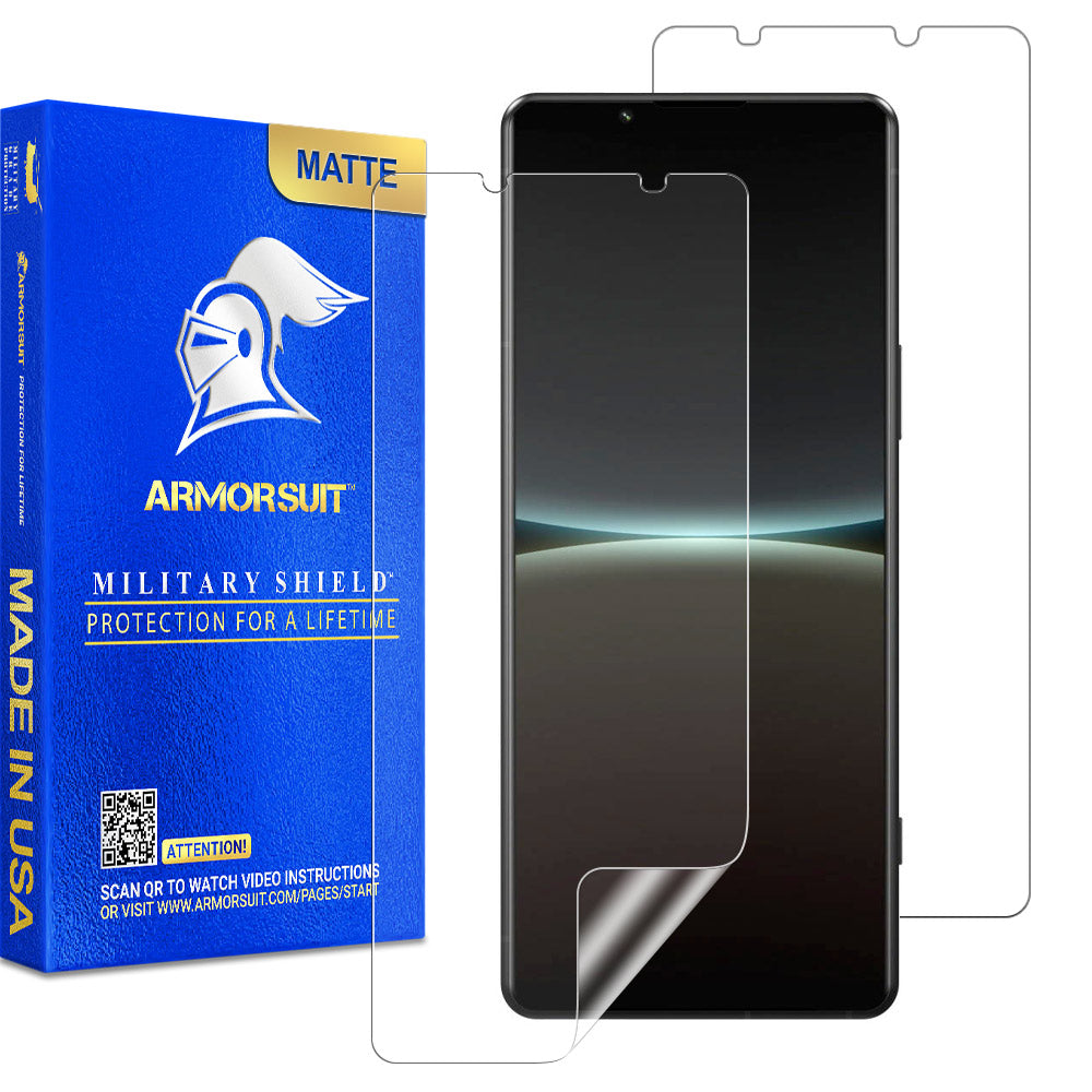 [2 Pack] ArmorSuit MilitaryShield Sony Xperia 5 IV (2022) Case-Friendly Matte Screen Protector