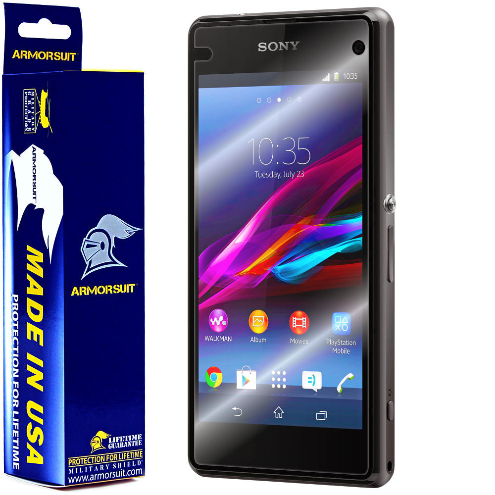 [2-Pack] Sony Xperia Z1 Compact Screen Protector (Case Friendly)