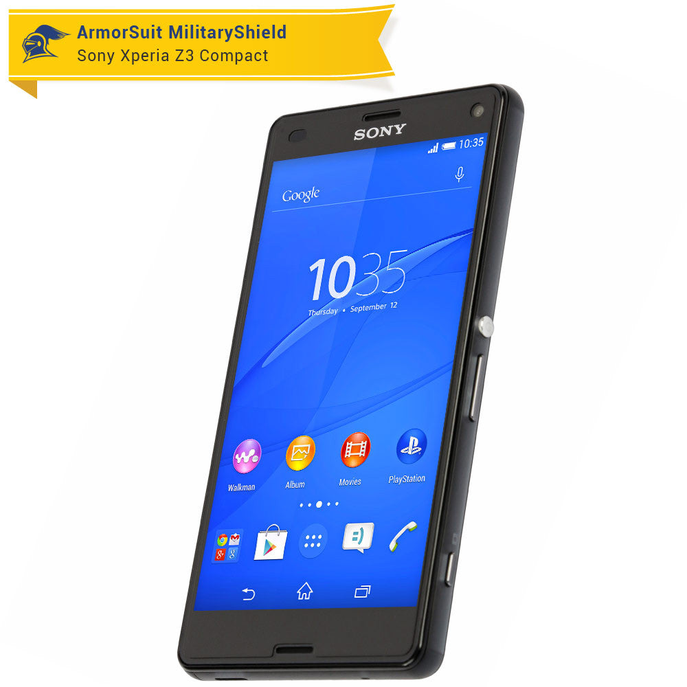 [2-Pack] Sony Xperia Z3 Compact Screen Protector (Case-Friendly)