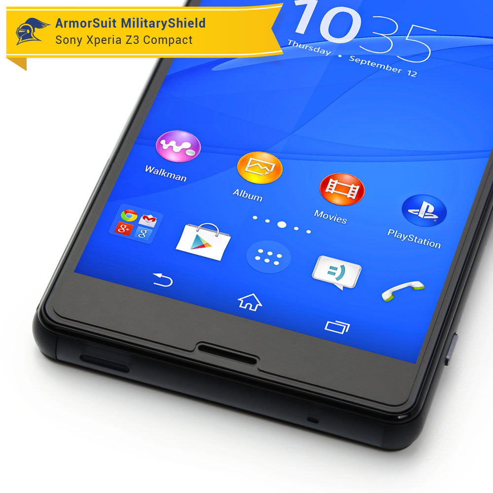 [2-Pack] Sony Xperia Z3 Compact Screen Protector (Case-Friendly)