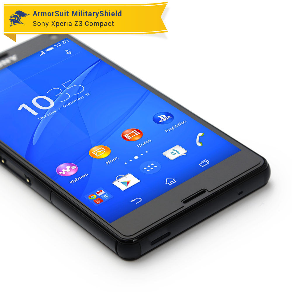 [2-Pack] Sony Xperia Z3 Compact Screen Protector (Case-Friendly)