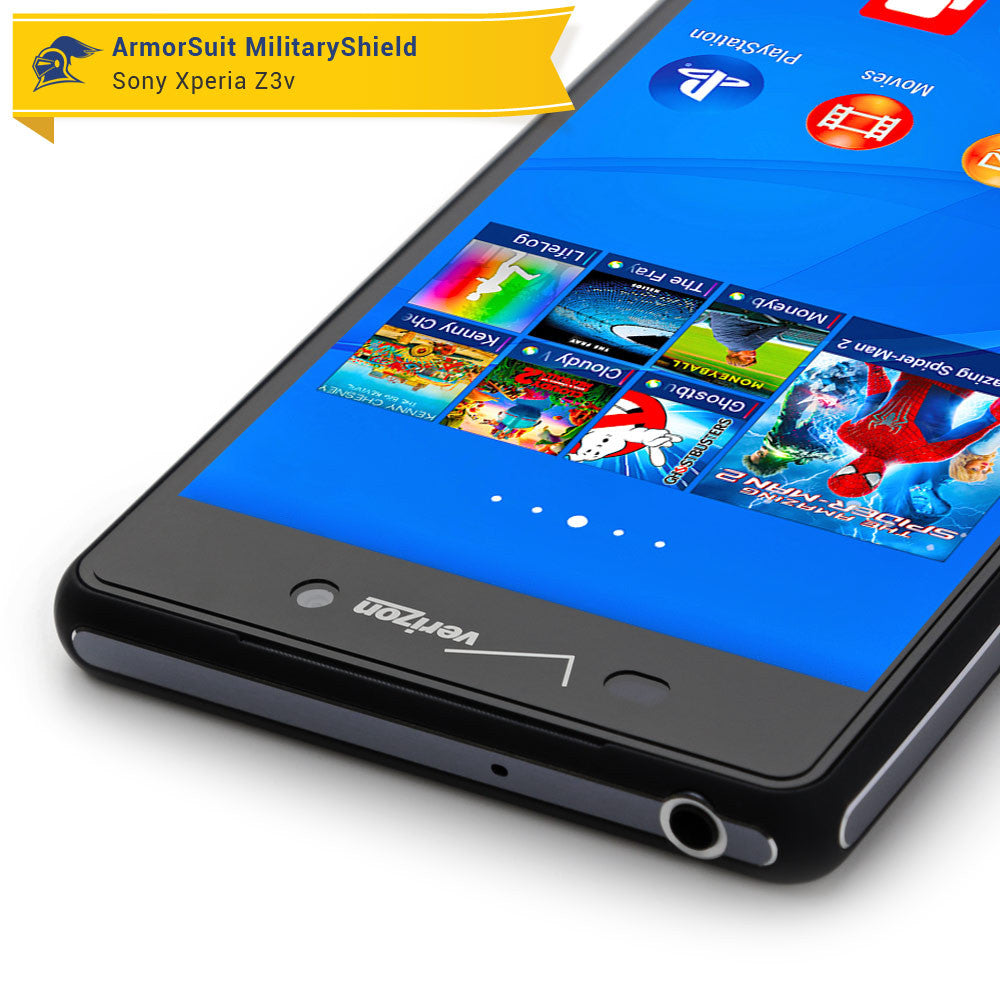 [2-Pack] Sony Xperia Z3V Screen Protector (Case-Friendly)