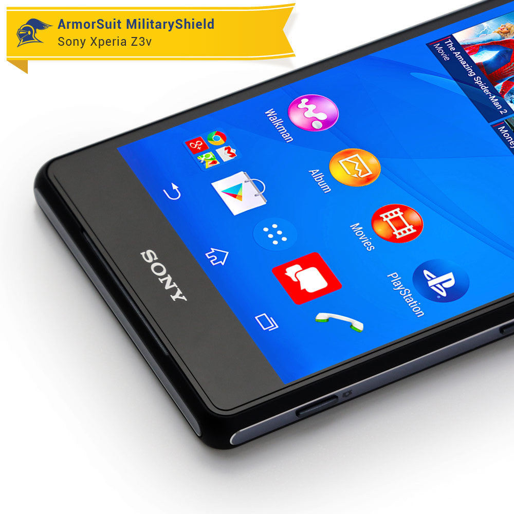 [2-Pack] Sony Xperia Z3V Screen Protector (Case-Friendly)