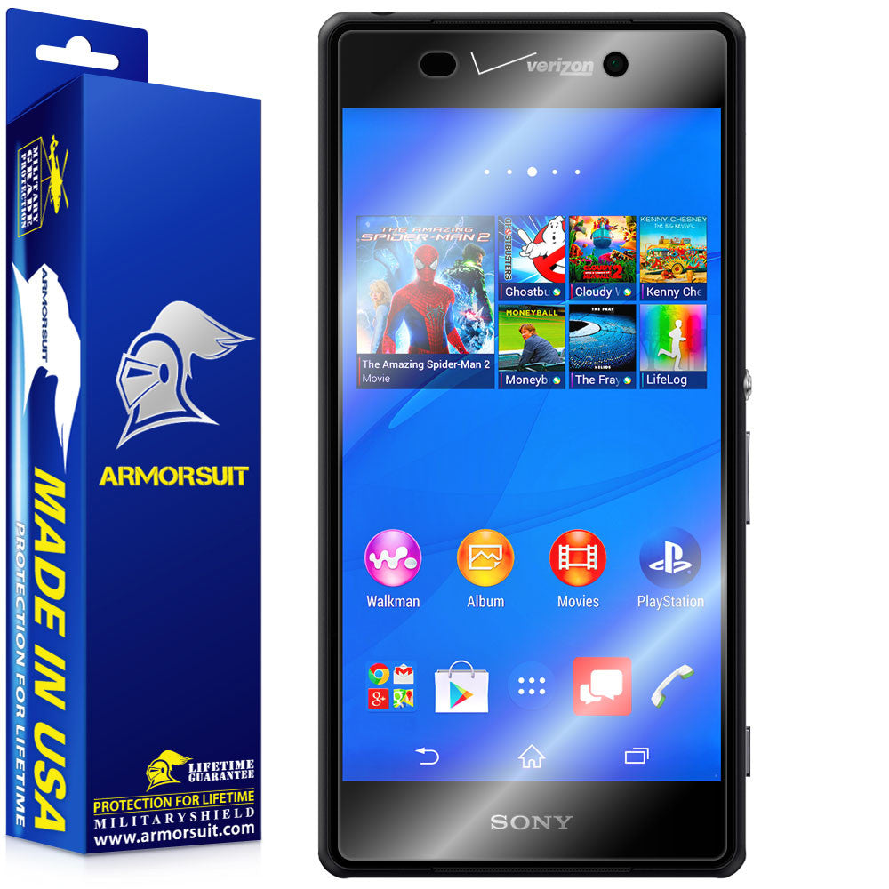 [2-Pack] Sony Xperia Z3V Screen Protector (Case-Friendly)
