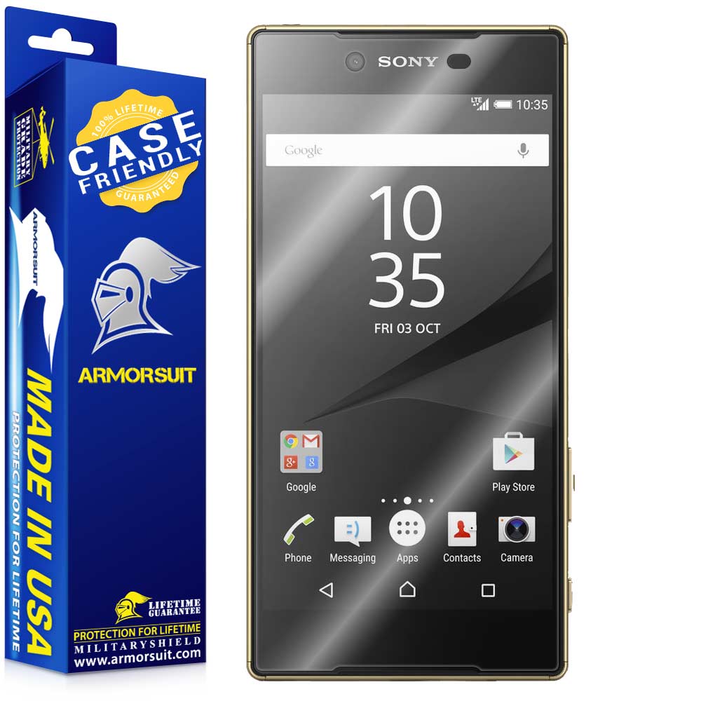 [2-Pack] Sony Xperia Z5 Premium Case-Friendly Screen Protector