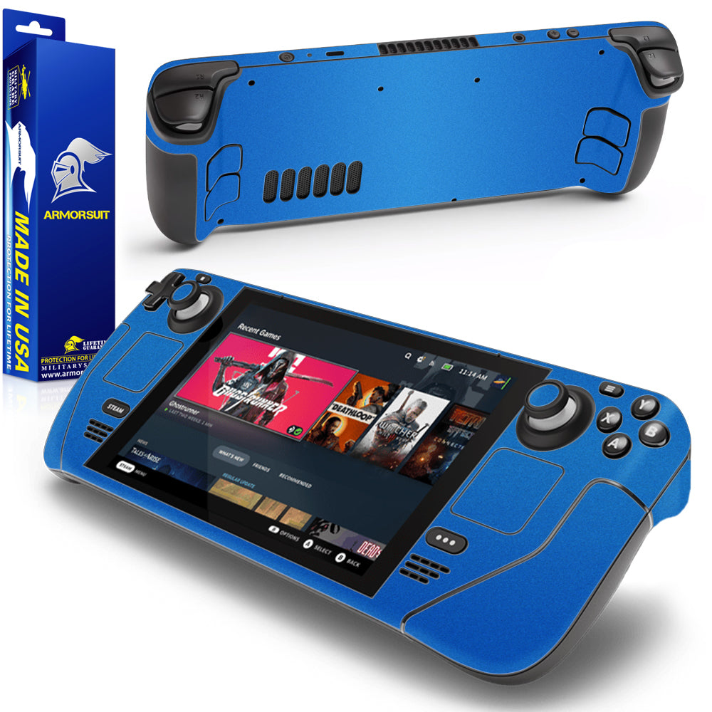 ArmorSuit MilitaryShield Screen Protector + Full Wrap Skin for Steam Deck 7in" (64gb, 256gb Only)