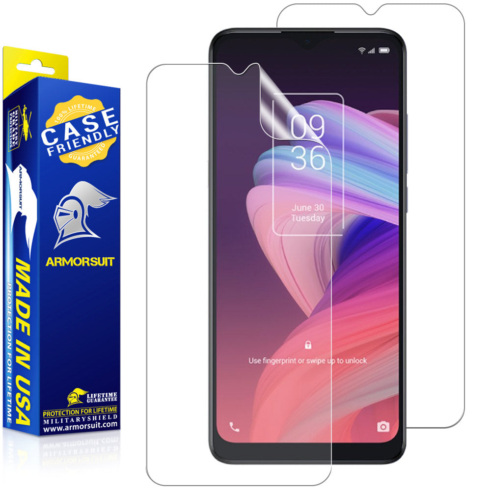 [2 Pack] TCL 10 SE Case-Friendly Matte Screen Protector