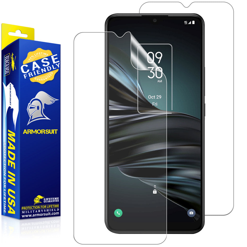 [2 Pack] TCL 20 XE / TCL A4X 5G Case-Friendly Matte Screen Protector