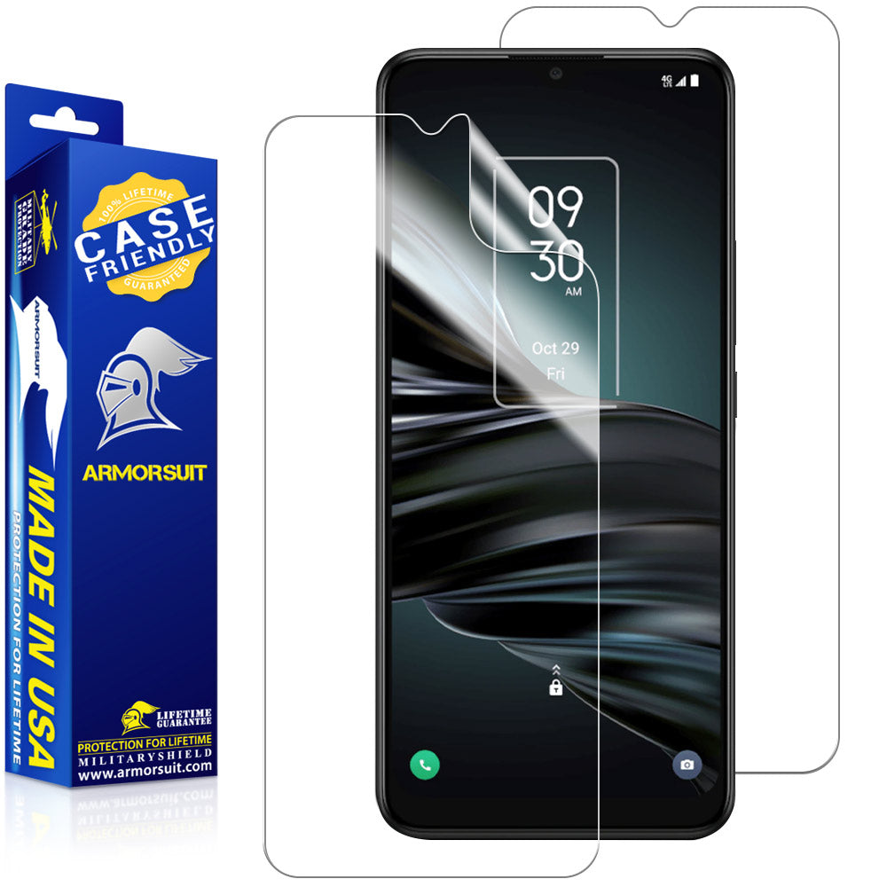 [2 Pack] TCL 20 XE / TCL A4X 5G Case-Friendly Screen Protector
